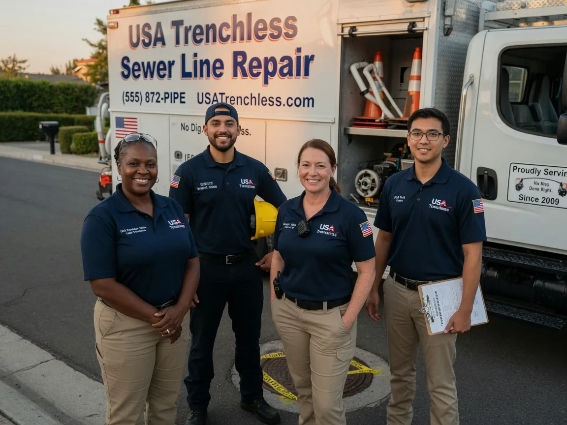 Sewer Line Repair company in Round Mountain, TX